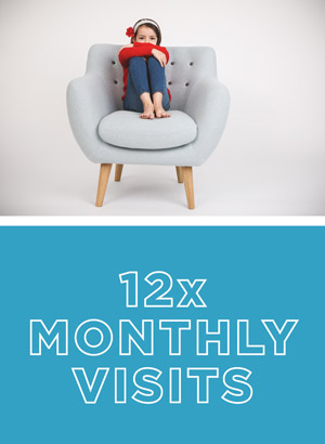 12 x Monthly Visits